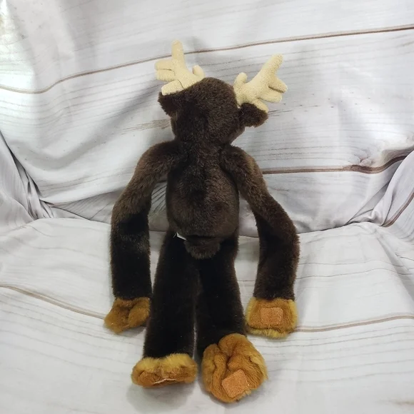 🌞SOLD🌞It's All Greek To Me Brown Moose Hugger 18" Plush Stuffed Animal #510606 - Picture 6 of 9